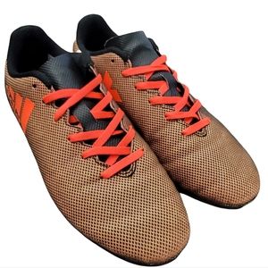 Adidas Soccer 17.4 Astro Turf Sneakers in Black Red Orange S82403 Kids Size 4